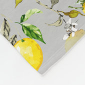 Couverture Polaire citrons aquarelle 19 (Coin)