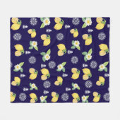 Couverture Polaire Citrons d'été (Devant (Horizontal))