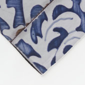 Couverture Polaire Citrons méditerranéens Carreaux portugais d'été (Coin)