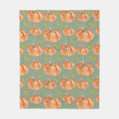 Couverture Polaire Citrouille (Devant)