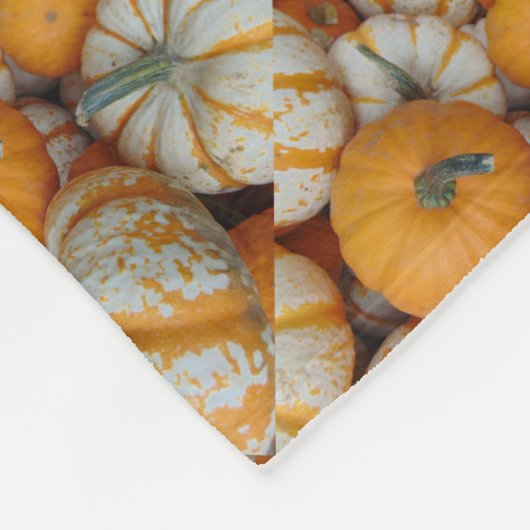 Couverture Polaire Citrouille (Coin)