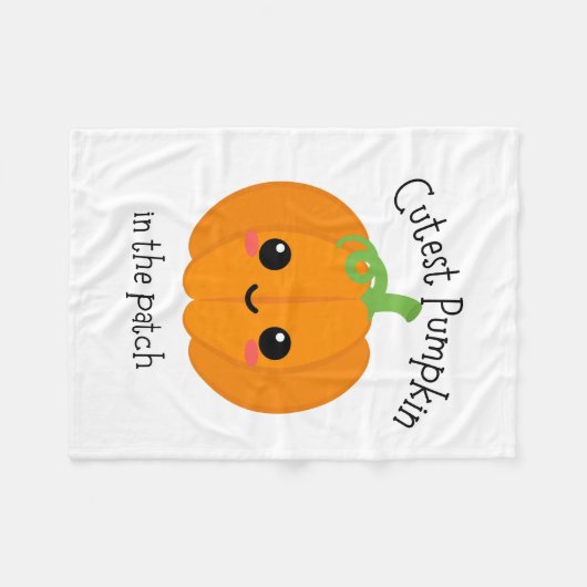 Couverture Polaire citrouille (Devant (Horizontal))