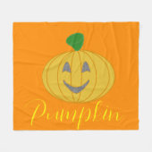 Couverture Polaire Citrouille (Devant (Horizontal))