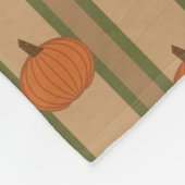 Couverture Polaire Citrouille automne (Coin)