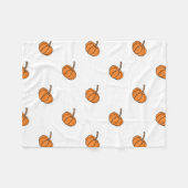 Couverture Polaire Citrouille de Halloween (Devant (Horizontal))