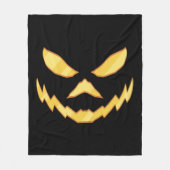 Couverture Polaire Citrouille de Halloween (Devant)