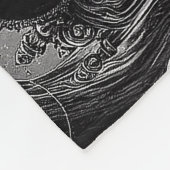 Couverture Polaire Citrouille de sorcière squelette (Coin)