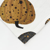 Couverture Polaire Citrouille d'Halloween (Coin)