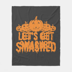 Couverture Polaire Citrouille Halloween Déchaînons-Nous