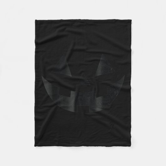 Couverture Polaire Citrouille Jack Halloween O Lanterne (Devant)