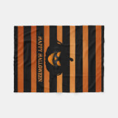 Couverture Polaire Citrouille mal (Devant (Horizontal))