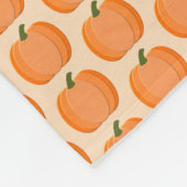 Couverture Polaire Citrouille neutre de genre orange mignon (Coin)