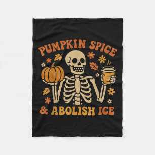 Couverture Polaire Citrouille Scénario Abolir Glace Anti-trump Résist