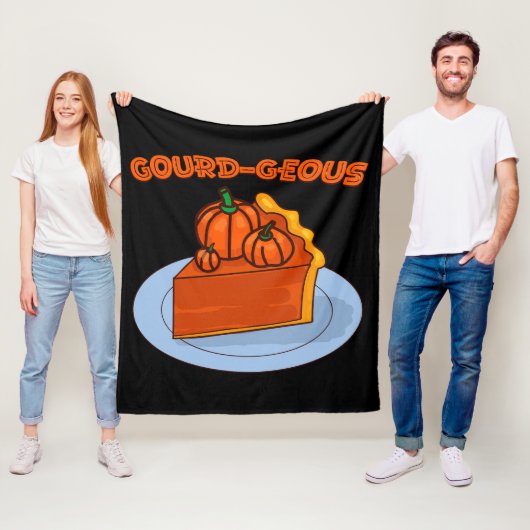 Couverture Polaire Citrouille-ux (En situation)