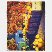 Couverture Polaire Citrouilles (Devant)