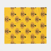 Couverture Polaire Citrouilles (Devant (Horizontal))