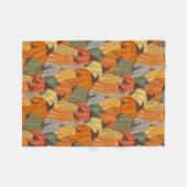 Couverture Polaire Citrouilles cosy (Devant (Horizontal))