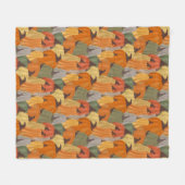 Couverture Polaire Citrouilles cosy (Devant (Horizontal))