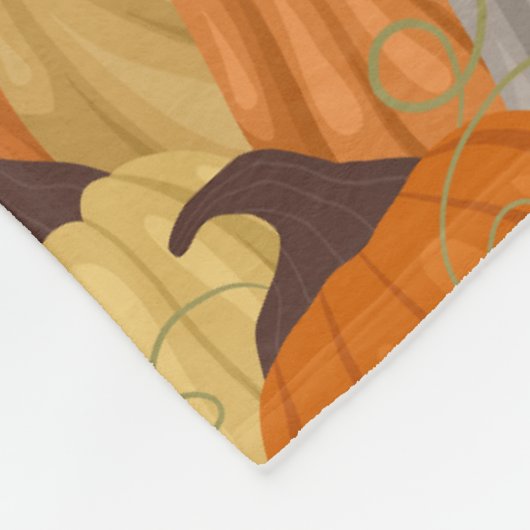 Couverture Polaire Citrouilles cosy (Coin)