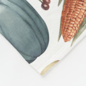 Couverture Polaire Citrouilles d'automne et feuilles d'automne Motif (Coin)