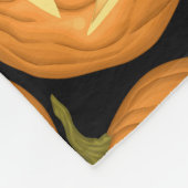 Couverture Polaire Citrouilles d'Halloween (Coin)