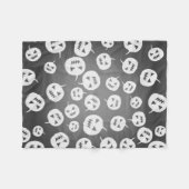 Couverture Polaire Citrouilles d'Halloween (Devant (Horizontal))