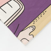 Couverture Polaire Citrouilles d'Halloween, motif sorcier sans coutur (Coin)