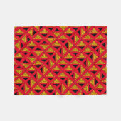 Couverture Polaire Citrouilles et Chauves-souris Halloween (Devant (Horizontal))