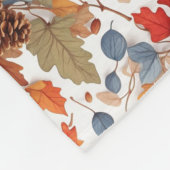 Couverture Polaire citrouilles peints dans différents motifs, pinecon (Coin)