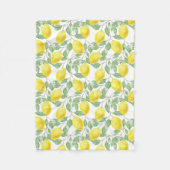 Couverture Polaire Citrus de Fruit Citrus Jaune tendance (Devant)