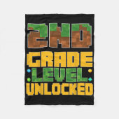 Couverture Polaire Ck To School 2nd Grade Boys Gamer First Day Second (Devant)