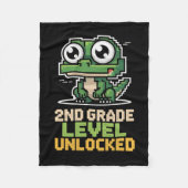Couverture Polaire Ck To School 2nd Grade Lizard Gamer Second Level U (Devant)