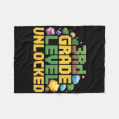 Couverture Polaire Ck To School 3rd Grade Boys Gamer First Day Of Thi (Devant (Horizontal))