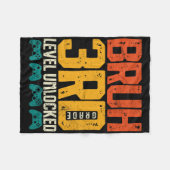 Couverture Polaire Ck To School 3rd Grade Boys Gamer First Day School (Devant (Horizontal))