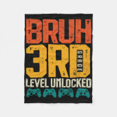 Couverture Polaire Ck To School 3rd Grade Boys Gamer First Day School (Devant)