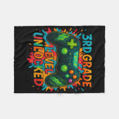 Couverture Polaire Ck To School 3rd Grade Boys Gamer First Day School (Devant (Horizontal))