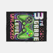 Couverture Polaire Ck To School 3rd Grade Boys Gamer First Day School (Devant (Horizontal))