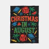 Couverture Polaire Ck To School Xmas Palm Tree Graduation Noël I (Devant)