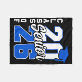 Couverture Polaire Cl Of 2026 Senior 2026 Back To School 2025 Graduat (Devant (Horizontal))