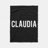 Couverture Polaire Cla - Cool New Funny Name Fan Gift Tee  (Devant)