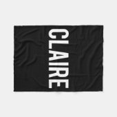 Couverture Polaire Claire - Cool New Funny Name Fan Gift Tee  (Devant (Horizontal))