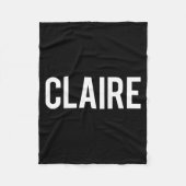 Couverture Polaire Claire - Cool New Funny Name Fan Gift Tee  (Devant)