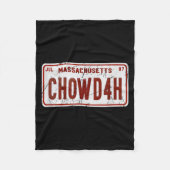 Couverture Polaire Clam Chowder Boston Accent Chowdah Funny  (Devant)