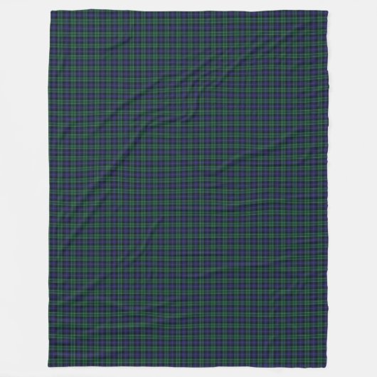 Couverture Polaire Clan Abercrombie Scottish Tartan Plaid Motif (Devant)
