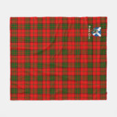 Couverture Polaire Clan Adair Tartan Plaid (Devant (Horizontal))