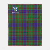 Couverture Polaire Clan Adam Hunter Tartan Plaid (Devant)