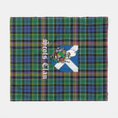 Couverture Polaire Clan Allison Tartan Plaid (Devant (Horizontal))