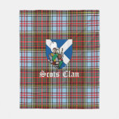 Couverture Polaire Clan Anderson Ancienne Tartan Plaid (Devant)