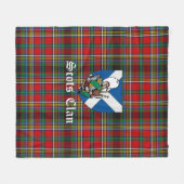 Couverture Polaire Clan Anderson De Arfrein Tartan Plaid (Devant (Horizontal))