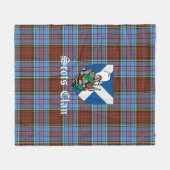 Couverture Polaire Clan Anderson Tartan moderne Plaid (Devant (Horizontal))